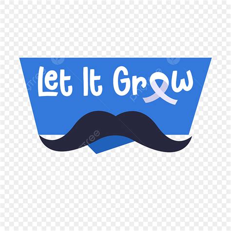 Blue Mustache Clip Art Free