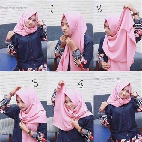 Tutorial Hijab Pashmina Tanpa Ciput Ninja Untuk Wajah Bulat Kang Fappin