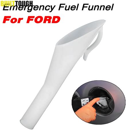 Emergency Easy Capless Fuel Filter Funnel Elbow Tube Adapter For Ford