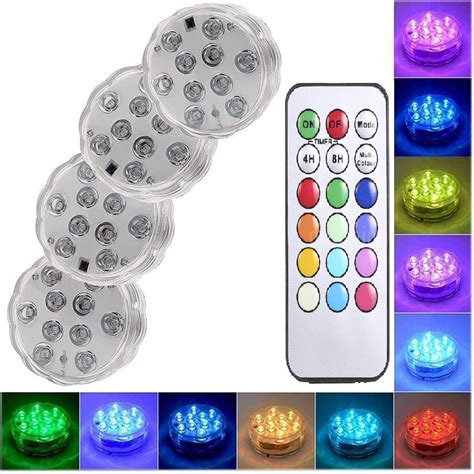 Led A Pilha Para Aquario Piscina Jardim A Prova Dagua Rgb Shopee