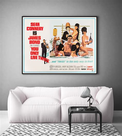 James Bond You Only Live Twice Original Vintage Movie Poster 1967