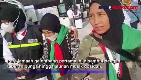 Alhamdulillah Jemaah Haji Indonesia Gelombang Pertama Tiba Di Madinah