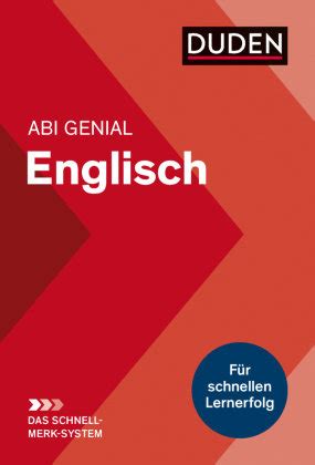 Abi Genial Englisch Das Schnell Merk System Duden