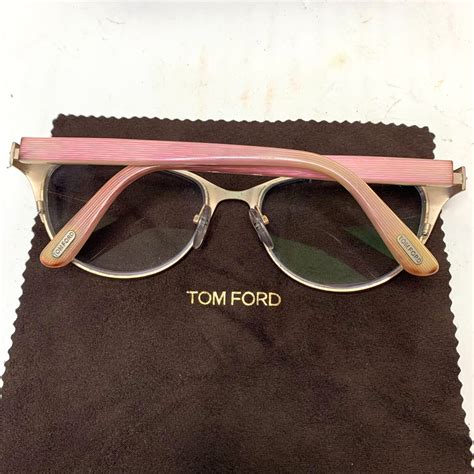 Tom Ford Tf 5318 074 Cateye Eyeglasses Frame Pink And Beige Frames 53 17 135 Ebay