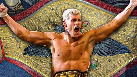 Cody Rhodes Teases Introducing New Wwe Championship Title Belt After