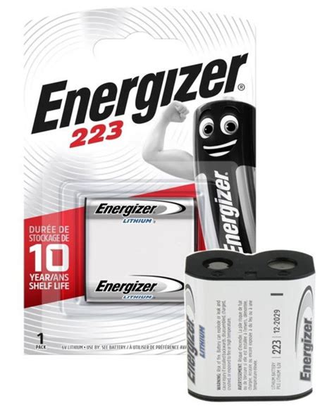 Energizer CRP2 CR P2 223 6V Lithium Battery Electronic World