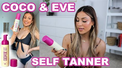 Tanning Routine Using The Coco And Eve Self Tanner First Impression