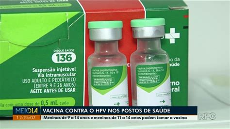 Vacina Contra O Hpv Pode Evitar Doenças Como Câncer De Colo De útero G1 Paraná Paraná Tv 1ª