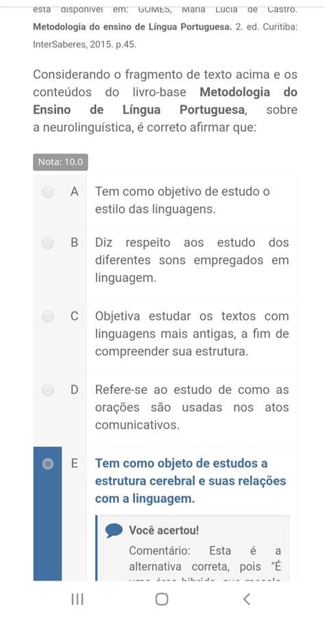 Apol L Ngua Portuguesa Teorias E Metodologias Pedagogia