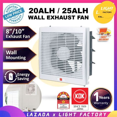 KDK Wall Exhaust Fan 20ALH 8 25ALH 10 25AUFA 10Inch Exhaust Fan