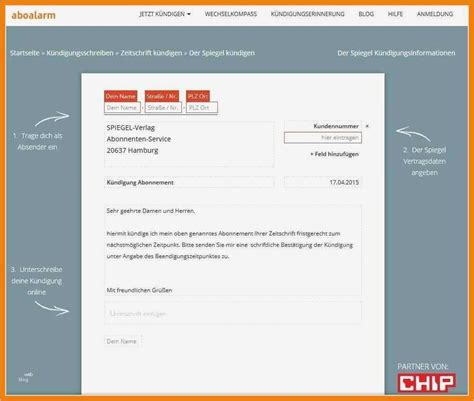 Gez K Ndigen Vorlage Sch Nste Vorlage K Ndigung Abo Vorlage Ideen