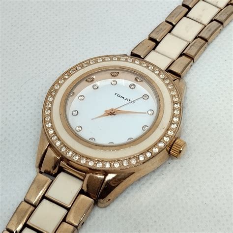 Womens Watches Rose Gold Tomato Ladies Watch W0029 For Sale In