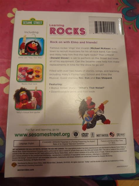 Rock On! Sesame Street Learning Rocks DVD {Review and Giveaway} - Mommy ...