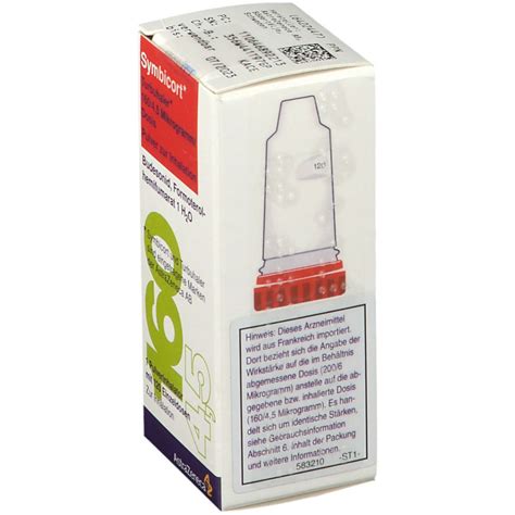 Symbicort Turbohaler 160 4 5 µg Dosis 120 Ed 1 St Mit Dem E Rezept Kaufen Shop Apotheke