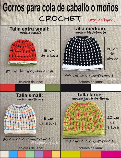 Resultado De Imagen Para Patrones De Gorros A Crochet Croch Gorros De