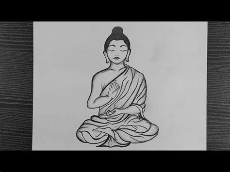 Gautam Buddha Pencil Sketch