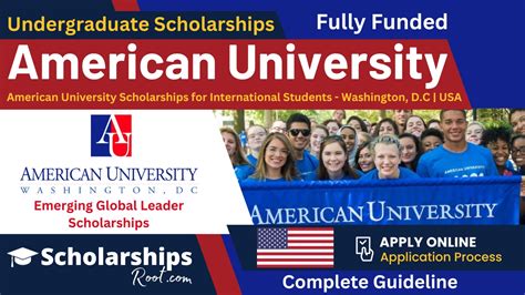 American University Scholarships 2024 Usa Au Emerging Global Leader