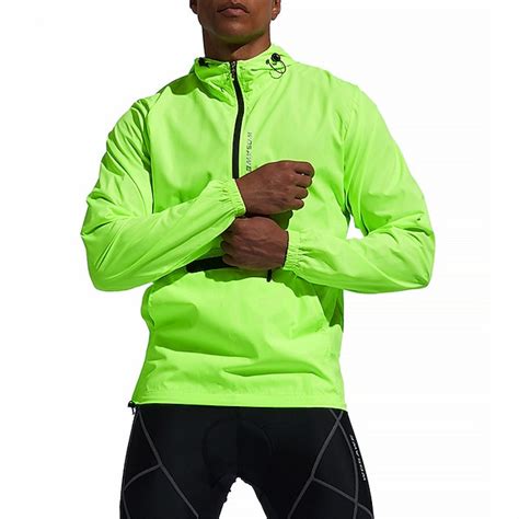 Wosawe Veste De Cyclisme Pour Hommes Coupe Vent Imperm Able Veste De