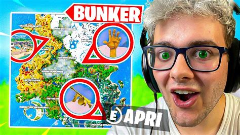 HO APERTO TUTTI I BUNKER MITICI In UNA SOLA PARTITA Fortnite Stagione