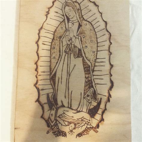 Pirograbado De La Virgen De Guadalupe Dibujos Patrones De