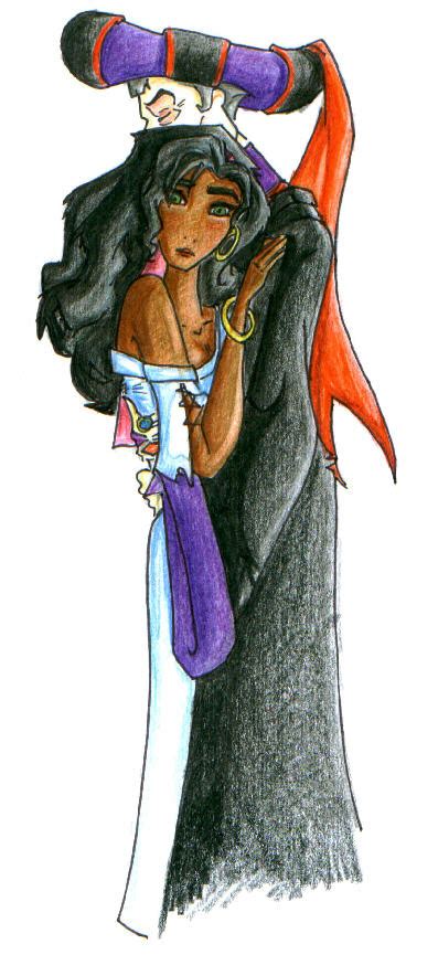 Frollo & Esmeralda - Frollo & Esmeralda Fan Art (27816269) - Fanpop