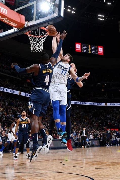 What Pros Wear Luka Doncic Crushes Clutch Poster Dunk Over 2 Nuggets In The Nike Pg 2 Shoes