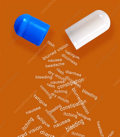 Side Effects of Medication - Stock Image - C027/9189 - Science Photo Library