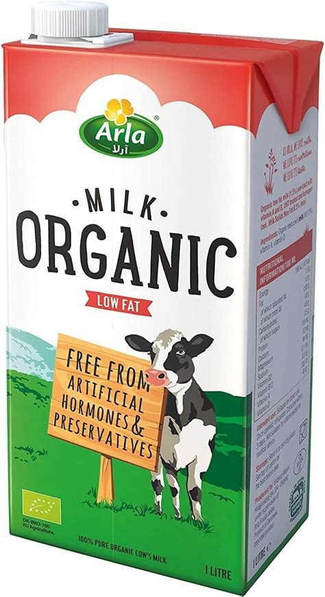 Arla Organic Milk Low Fat 1litre Amazonae Grocery