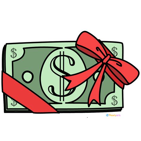 FREE Dollar Bills with Ribbon Clipart (Royalty-free) | Pearly Arts