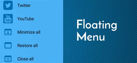 Floating menu – Floating Apps