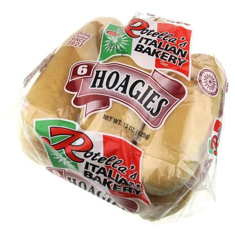 Rotellas Italian Bakery Hoagies 6 Count Hy Vee Aisles Online Grocery