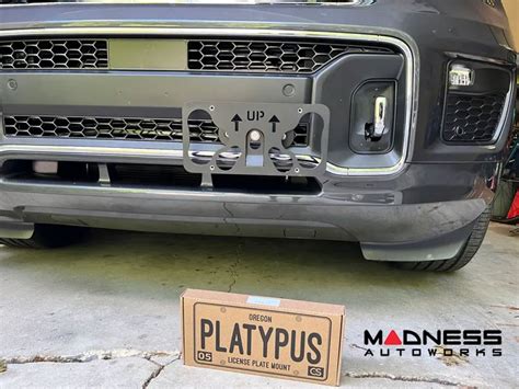 Jeep Liberty License Plate Mount Platypus Grille Mount Base