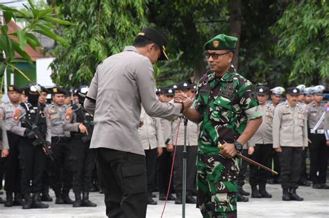 Apel Pagi TNI POLRI Di Makodim 1411 BLK Perkuat Soliditas Dan