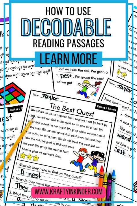 Decodable Passages Artofit