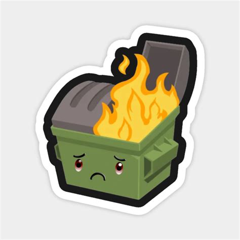 Dumpster fire meme, funny memes - 2023 Dumpster Fire Funny - Magnet | TeePublic