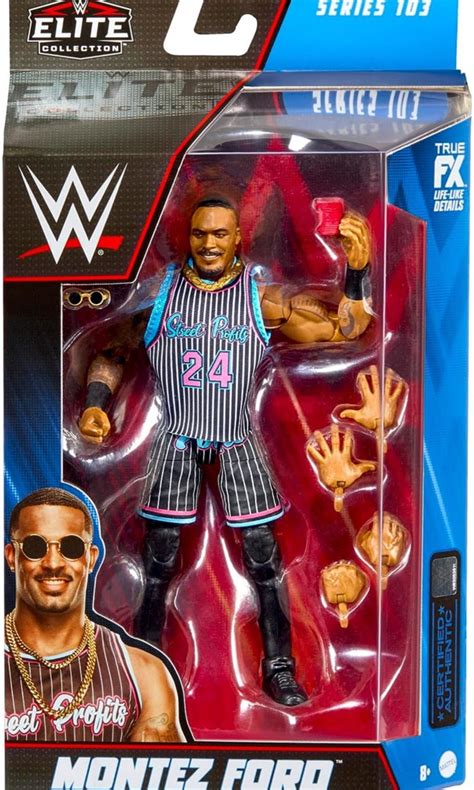 PO WWE Mattel Elite 103 Montez Ford Street ProfitsFigure Hobbies