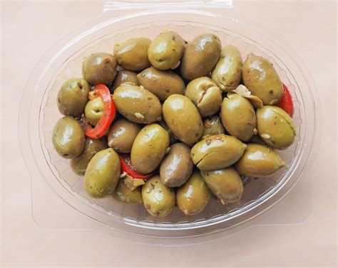 Olive Verdi Siciliane Scacciate Alla Contadina Gr