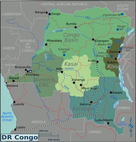 Mappa Repubblica Democratica Del Congo Cartina Geografica E Risorse