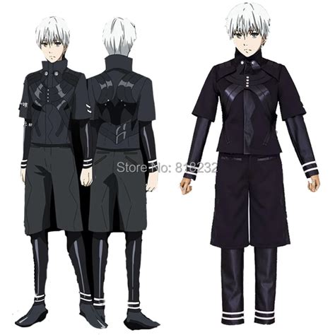 Tokyo Ghouls Kaneki Ken Ii Fight Uniform Coat Jacket Outfit Anime