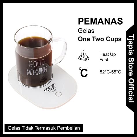 Jual ONE TWO CUPS TATAKAN GELAS PEMANAS COFFEE CUP WARMER HEATING PAD