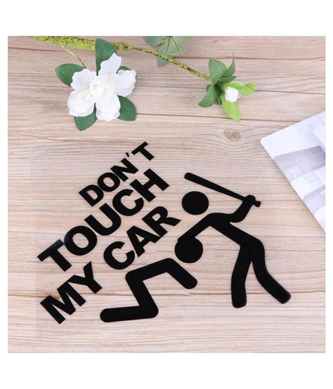 Dont Touch My Car Words Reflective Window Trunk Car Sticker Vinyl