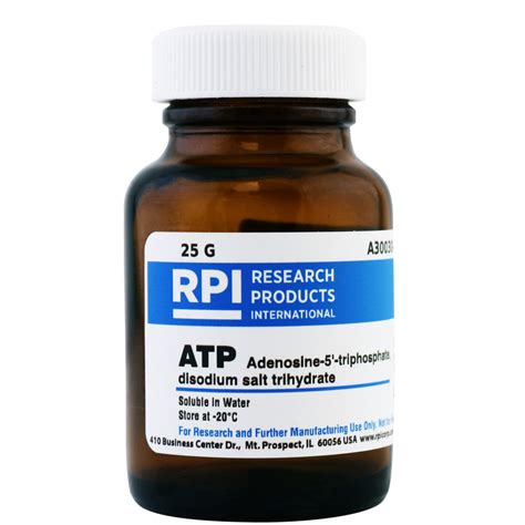 A Atp Adenosine Triphosphate Disodium Salt Trihydrate