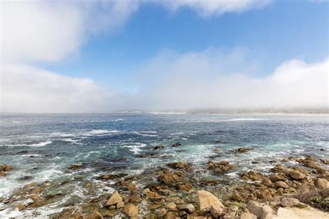 Premium Photo | Pebble beach and the ocean