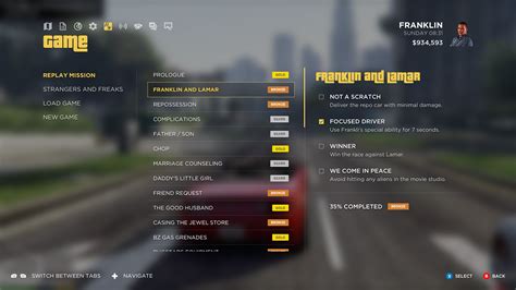 Grand Theft Auto V Ui Redesigned Behance