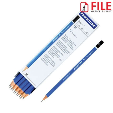 Jual Pensil Staedtler B Staedler Mars Lumograph Graphite Pencil