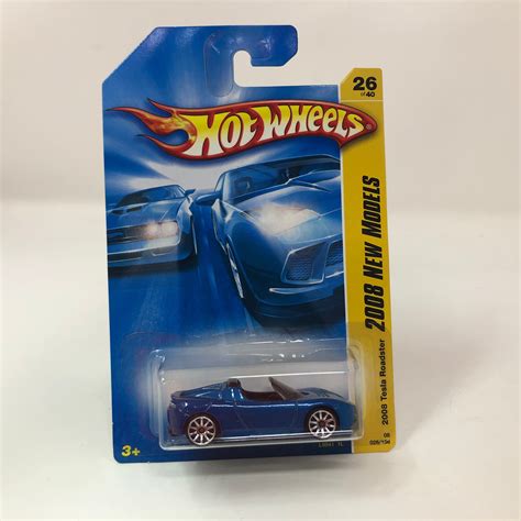 2008 Tesla Roadster #26 * Blue * 2008 Hot Wheels – Wheelcollectors LLC