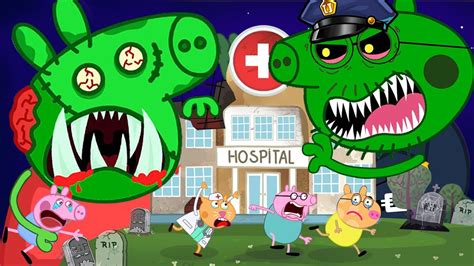 PEPPA PIG ZOMBIE APOCALYPSE Peppa Daddy Pig Turn Into ZOMBIE