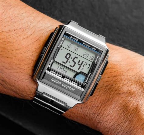 Casio Wave Ceptor Review Wv Dj Ajf Two Broke Watch Snobs