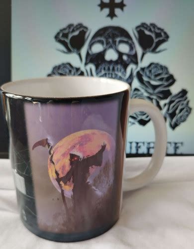 Taza Decorada Santa Muerte Bazar Velas Y Cosas