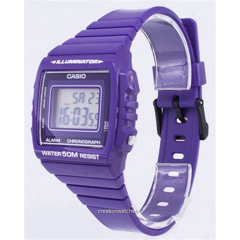 Casio Youth Digital Alarm Chronograph W 215H 6AVDF W 215H 6AV Unisex Watch